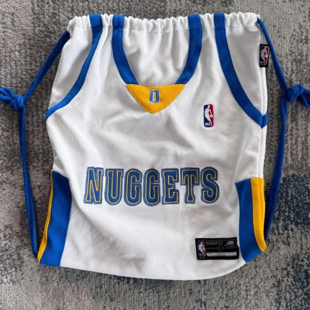 NBA jersey drawstring backpack - unique Denver gift
